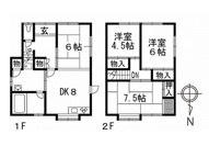 山科区八軒屋敷町　中古戸建（賃貸オーナーチェンジ）の画像