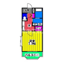 【間取り】 | フローラステージ駅南の間取り