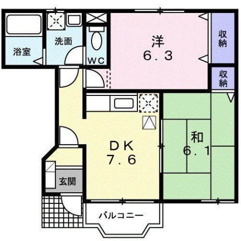 レジデンス河原井の間取り