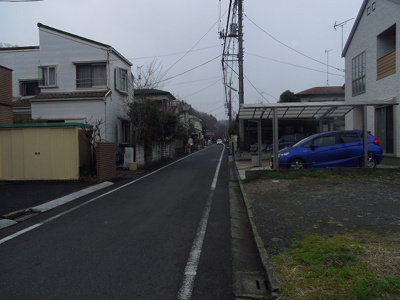 【前面道路含む現地写真】 | 羽村市羽売地　A区画