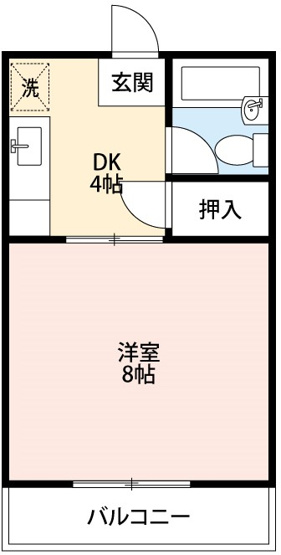 【間取り】 | コーポラス山田