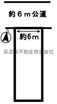 ５２３１３　岐阜市早田東町土地の区画図