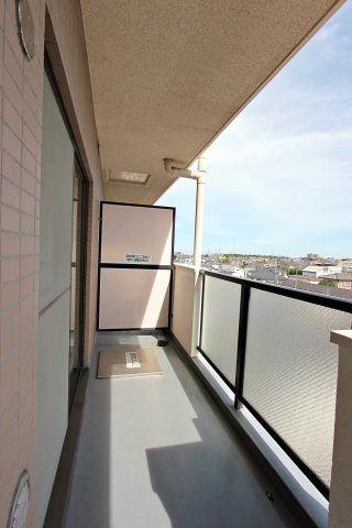 藤和シティコープ河辺Ⅱのバルコニー