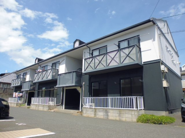倉敷市大島のアパートの外観