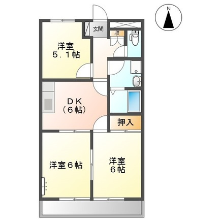 【間取り】 | グリーンハイム松橋