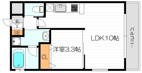 プレジオ福島の間取り