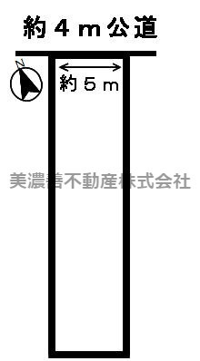 ５３６７１　岐阜市佐野土地の区画図