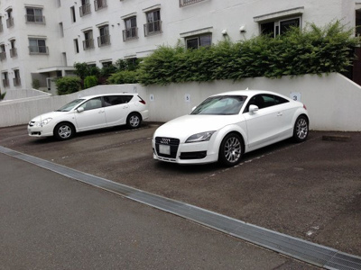 【駐車場】 | 宮前平ドエリングA棟 | 平置き駐車場