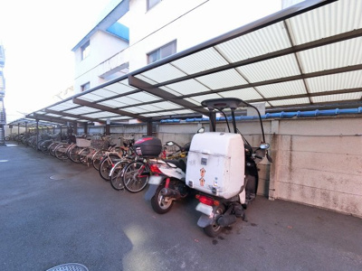 【その他共用部分】 | 大森フラワーマンション | 駐輪場・バイク置場