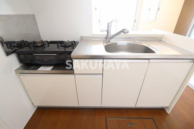 ハピネスのキッチン|2019年撮影。現況と異なる場合がございます。