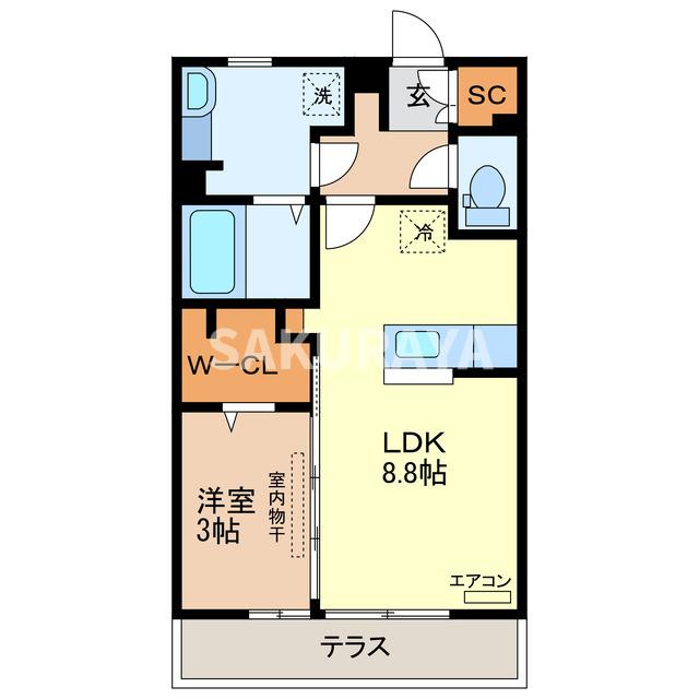 ハピネスの間取り