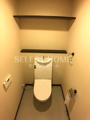 【トイレ】 | レジデンス柱 | 落ち着いた色調のトイレです