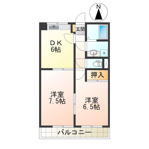 EASTPARK桜田の間取り