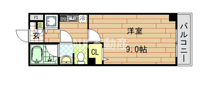 【間取り】 | メゾンアイリス（長田賃貸） | 間取りです