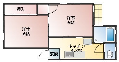 【間取り】 | メゾンクワトロ