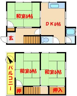 柴田ハウスの間取り