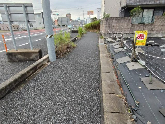 ２４０９９　本巣市上真桑土地の前面道路含む現地写真