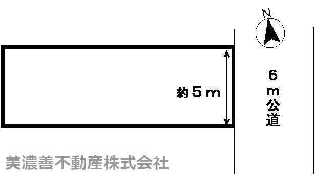２４５４４　岐阜市福光東土地の区画図