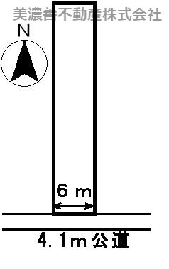 ３０９２１　福富町田土地の区画図