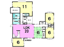 西原町上原2丁目　住宅兼アパートの画像