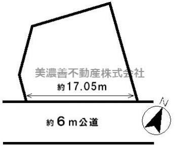 ３８１５８　岐阜市加野土地の区画図