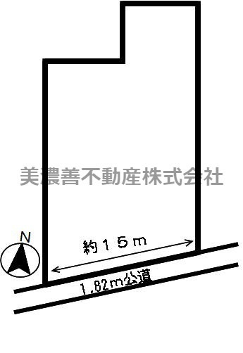 ４３５９２　岐阜市領下土地の区画図