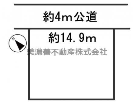 ４４２４７　岐阜市加野土地の区画図