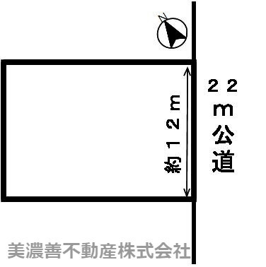 ４５２１０　岐阜市大福町土地の区画図