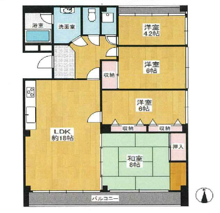 H22年改装済　箕面ロイヤルハイツの画像