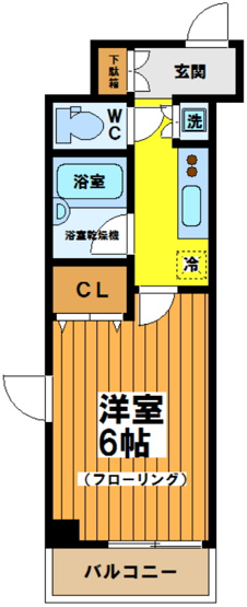 【間取り】 | スカイコート幡ヶ谷