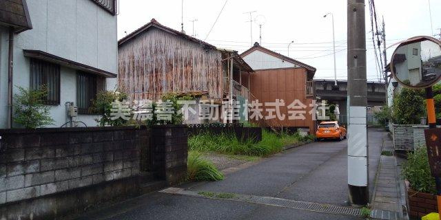 ５３３５３　岐阜市東島土地の前面道路含む現地写真