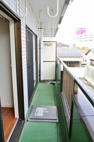 オレンジコート大網のバルコニー