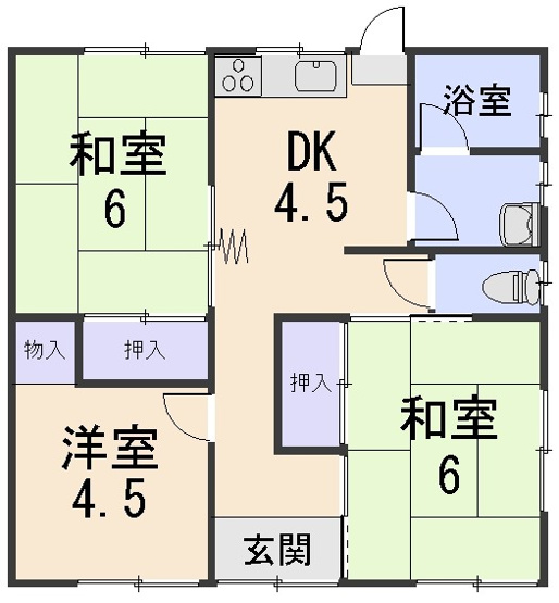 【間取り】 | 杉尾貸家