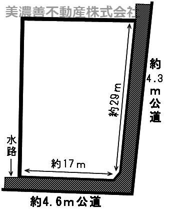 ５２２８３　岐阜市岩滝東土地の区画図