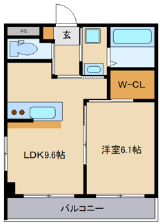 【間取り】 | ウエストヒルズ | 間取り図