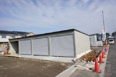 【駐車場】 | ルーチェⅠ | ガレージの車庫（別途料金が掛かります）