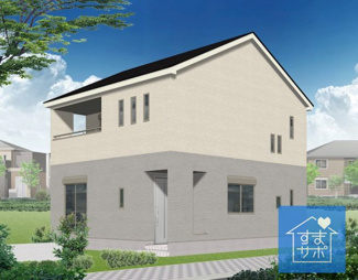 【外観パース】 | 4号棟　完成予想図