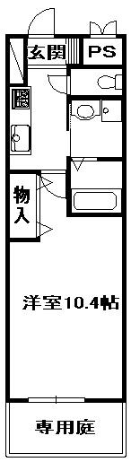 【間取り】 | スマイルⅡ番館 | 間取りです