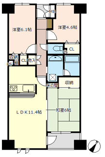 【間取り】 | フラージュ北鴻巣