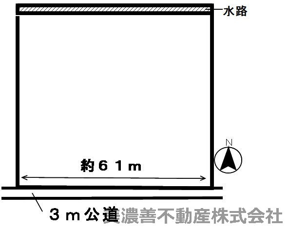 ３７３９７　岐阜市柳津町上佐波西土地の区画図
