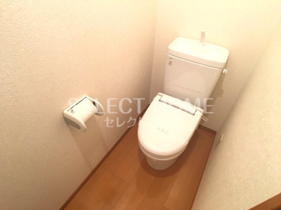 【トイレ】 | 第5カネイ八帖北町アパートＡ棟 | 清潔感のあるトイレです