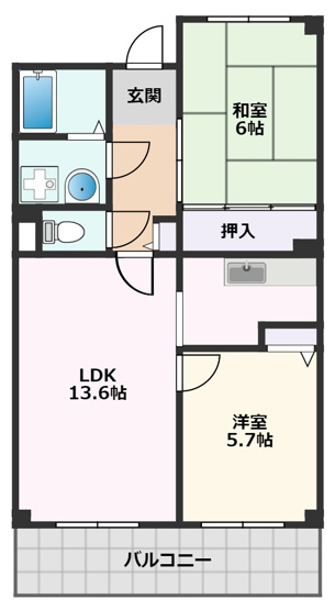 【間取り】 | センチュリー上山手