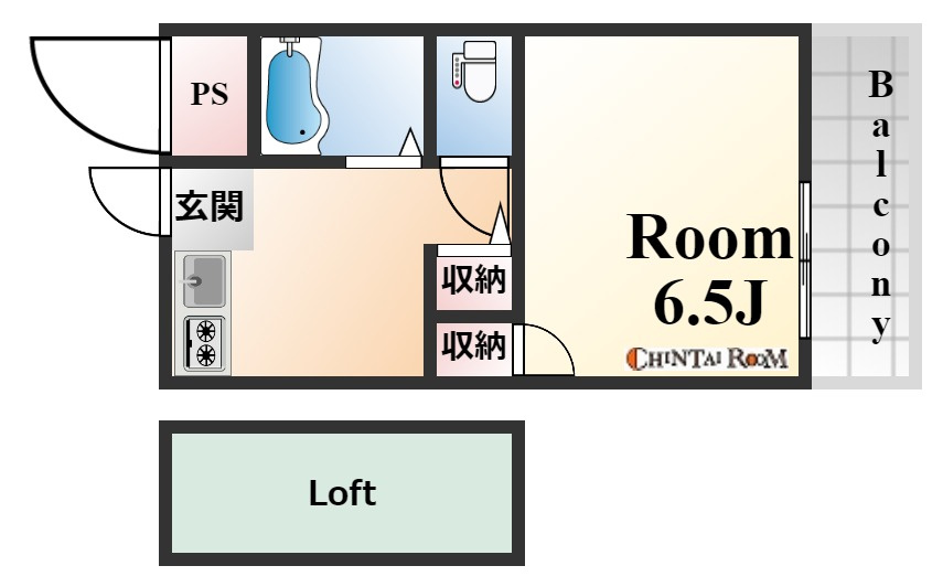 エステムコート東灘の間取り