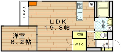 ヴィラスタジオーネ御所南の間取り