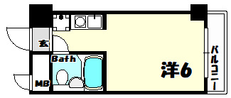 【間取り】 | コスモプラザ三宮