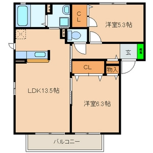 シャーメゾン光明池の間取り