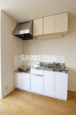 ホワイトコーポのキッチン|現況と異なる場合があります。