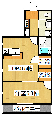 LAUREL西船橋の間取り