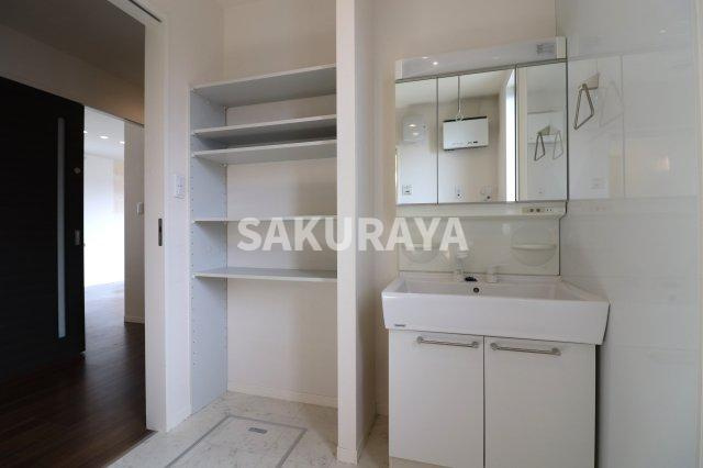 グレイッシュ・ウェストの洗面所|2023年撮影。現況と異なる場合がございます。