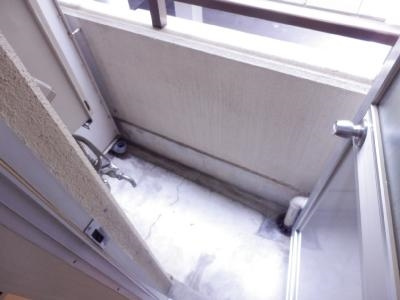 御幸町ハイツのバルコニー